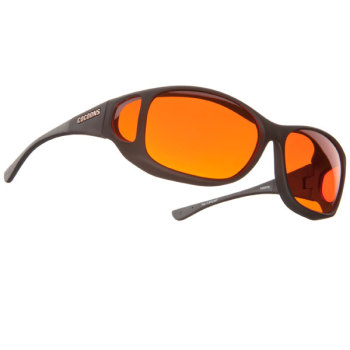 Cocoons Low Vision MX- Black Fr- Orange Lens