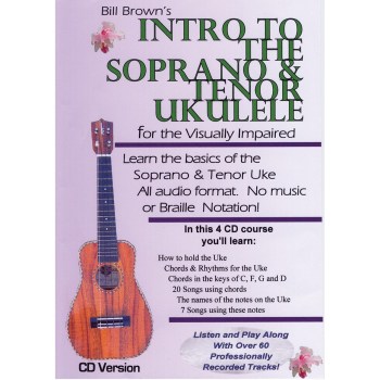 Intro to the Soprano and Tenor Ukulele for the Visually Impaired Set of 4 CDs