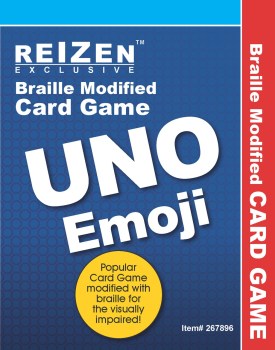 Uno Emoji Braille Playing Cards Uno Emoji Braille Playing Cards