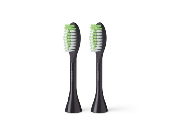 One by Sonicare Replacement Black Brush Head- Pack of 2 One by Sonicare Replacement Black Brush Head- Pack of 2