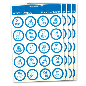 Extra Labels for Foxy Reader Talking Label Reader- Set 4- 240 Labels Extra Labels for Foxy Reader Talking Label Reader- Set 4- 240 Labels