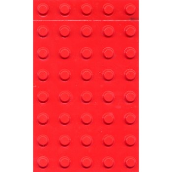 Bump Dots- Small- Orange Fluores- Round-Flat Top- 40pk