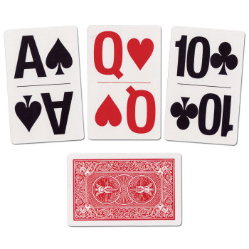 Large Print Bridge Size Playing Cards