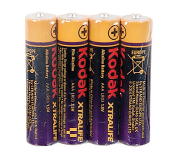 Kodak AAA Batteries- 4-Pack