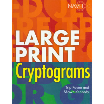Large Print Cryptograms Large Print Cryptograms