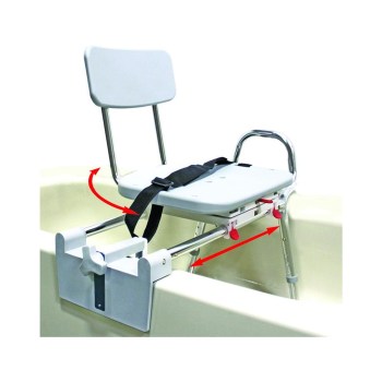 Snap-N-Save Sliding Tub Mount Transfer Bench Snap-N-Save Sliding Tub Mount Transfer Bench