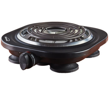 1000w Electric Single Burner- Black 1000w Electric Single Burner- Black