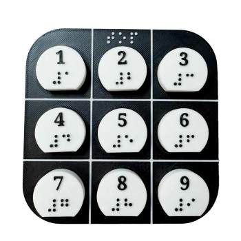 Magic 9 Braille Puzzle