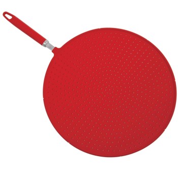 Grip-EZ Silicone Splatter Screen Strainer- Red Grip-EZ Silicone Splatter Screen Strainer- Red