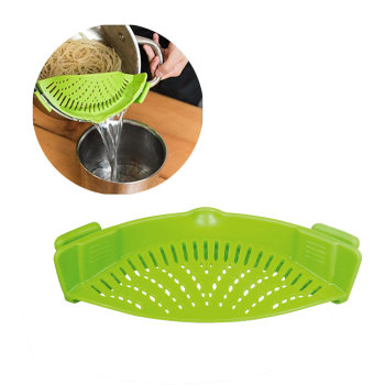 Clip-On Silicone Safety Strainer Clip-On Silicone Safety Strainer