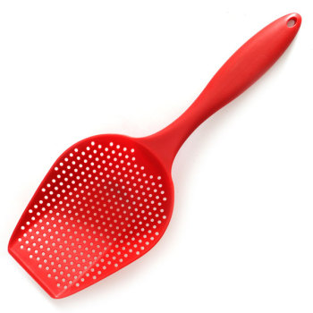 Scoop Colander-Red-Large Scoop Colander-Red-Large
