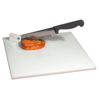 Cutting Board with Pivot Knife- White Board Cutting Board with Pivot Knife- White Board