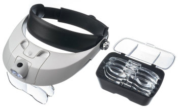 2 LED Illuminating Headband Magnifier 2 LED Illuminating Headband Magnifier