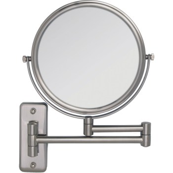 Dual-Sided Wall Mount Make-Up Mirror 5x-1x Dual-Sided Wall Mount Make-Up Mirror 5x-1x