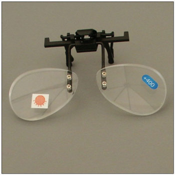 Walters 5.0D Half Frame Clip-On Loupe Magnifier- Bottom Half of Lens