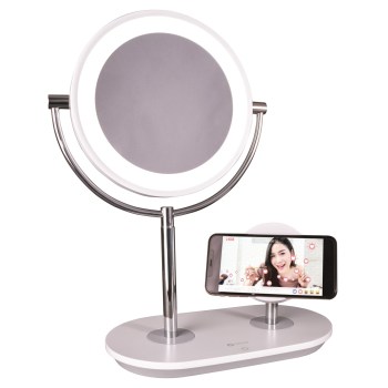 Wireless Charging LED Makeup Mirror