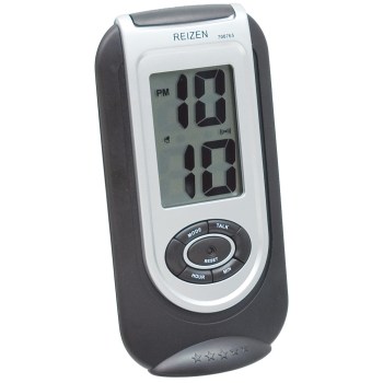 Reizen LCD Talking Alarm Clock- Rectangular Reizen LCD Talking Alarm Clock- Rectangular