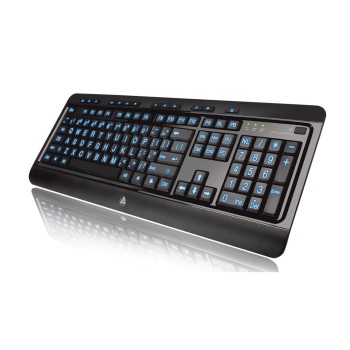 Large Print 3-Color Backlit Keyboard - USB