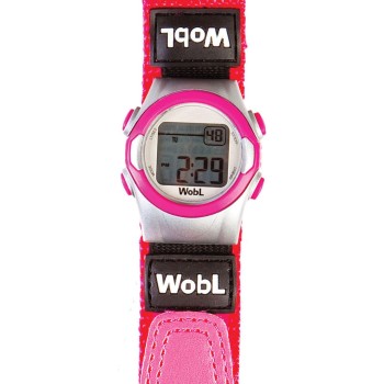 WobL 8-Alarm Vibrating Reminder Watch- Pink