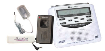Midland Alert Weather Radio with Vibrator and Strobe Midland Alert Weather Radio with Vibrator and Strobe