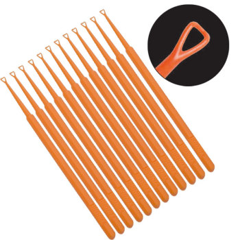 Safe Ear Curettes - Orange- Pack of 50
