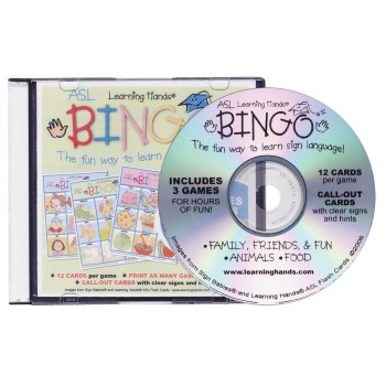 Learning Hands ASL Bingo- CD-Rom Learning Hands ASL Bingo- CD-Rom