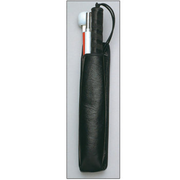 Ambutech Mobility Cane Pouch- Black Leather