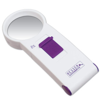 Besser Superbrite 8X 28D LED Handheld Magnifier Besser Superbrite 8X 28D LED Handheld Magnifier