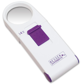 Besser Superbrite 14X 50D LED Handheld Magnifier Besser Superbrite 14X 50D LED Handheld Magnifier