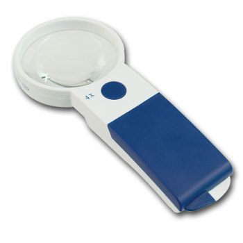 Besser EZ Touch 4X 12D LED Handheld Magnifier- Round Lens 70mm