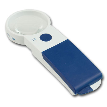 Besser EZ Touch 5X 16D LED Handheld Magnifier- Round Lens 60mm