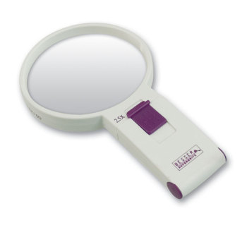 Besser Superbrite 2.5X 6D LED Handheld Magnifier