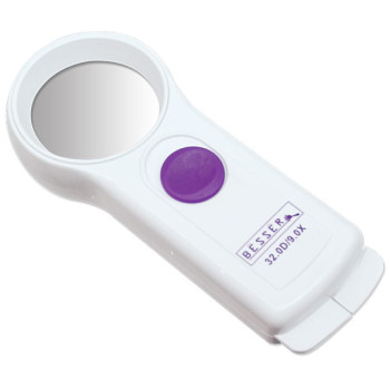 Besser Compact LED Handheld Illuminated Magnifier 32.0 D-9.0 X Besser Compact LED Handheld Illuminated Magnifier 32.0 D-9.0 X