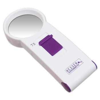 Besser Superbrite 7X 23D LED Handheld Magnifier