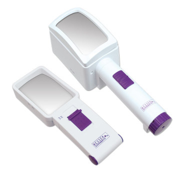 Besser Superbrite 3x Stand and 3.5x Handheld LED Magnifier Kit