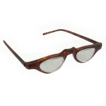 Prismatic Spectacle - +10 Diopter with 12 Base In Prism - Peek Frame