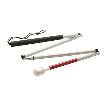 Ambutech 4-Sec Folding Graph Cane- Marshmallow Roller- 36in Ambutech 4-Sec Folding Graph Cane- Marshmallow Roller- 36in