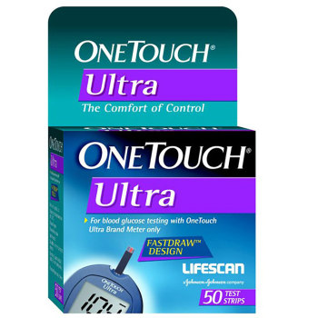 ONE TOUCH Ultra FastDraw Test Strips Box of 100 ONE TOUCH Ultra FastDraw Test Strips Box of 100