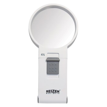 Reizen Maxi-Brite LED Handheld Magnifier - 4X