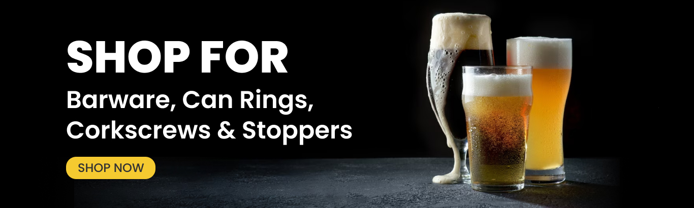 Shop for barware, can rings, corkscrews & stoppers