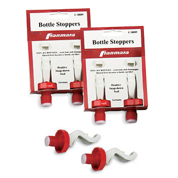 Plastic Bottle Stoppers - 6 Display Cards