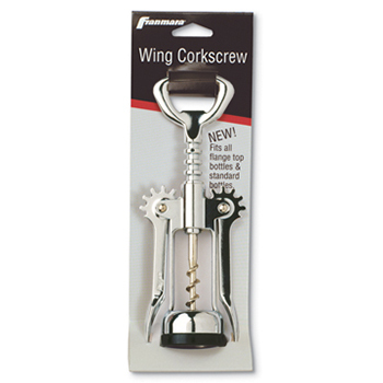 Deluxe Italian Wing Corkscrews - 6 Display Cards Deluxe Italian Wing Corkscrews - 6 Display Cards