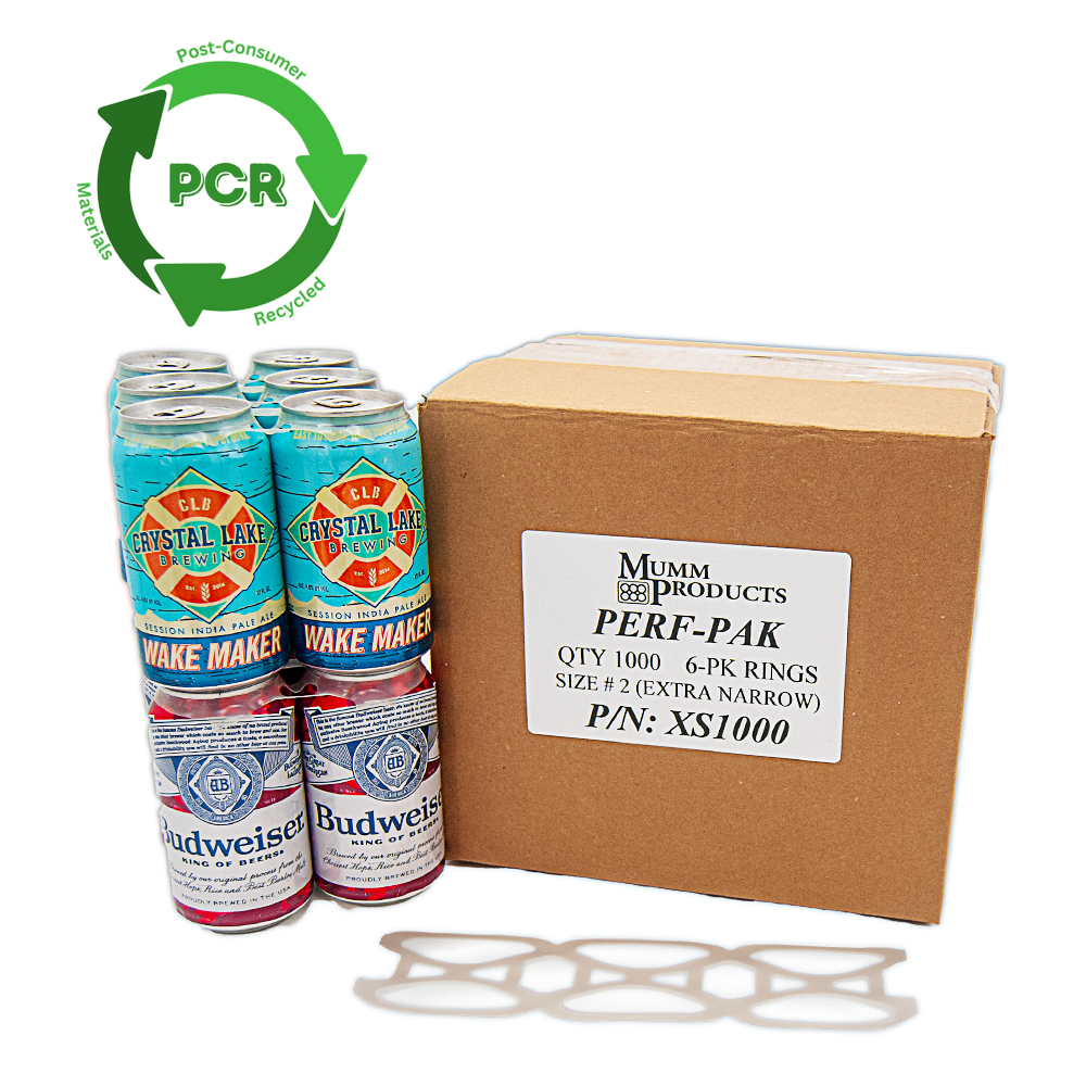 Product Image of 1,000 Cut & Stacked Perf-Pak for Size #2 Six Pack Rings