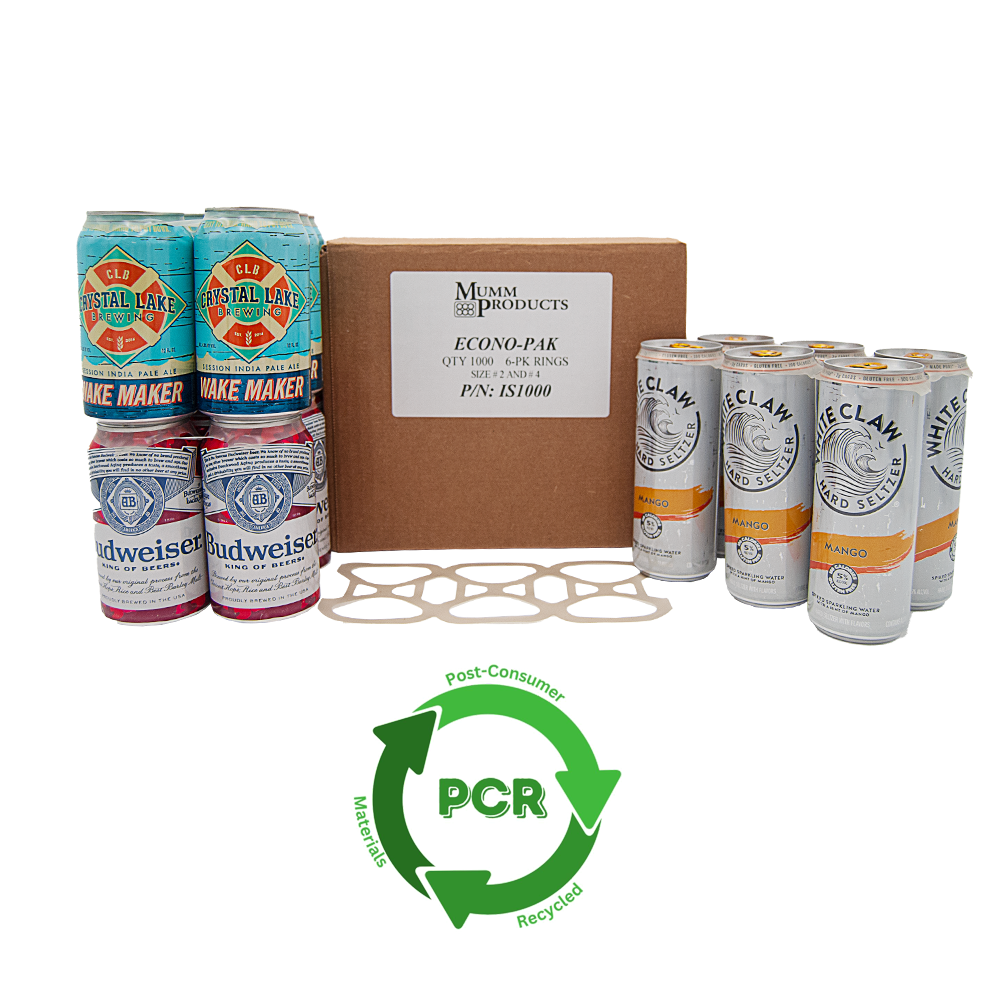 Product Image of 1,000 Cut & Stacked Econo-Pak Six Pack Rings