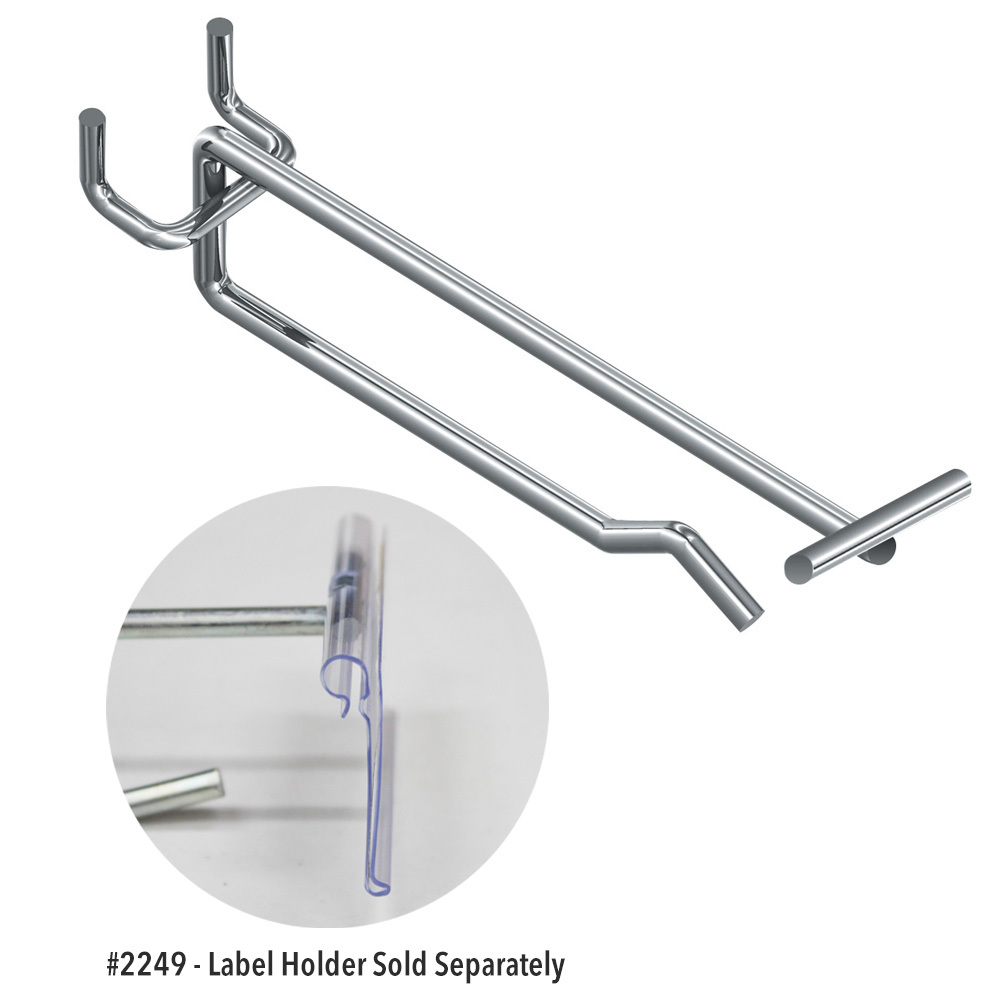 T Style Scanning Peg Hook - Slatwall/Pegboard