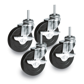 Wire Shelving Rack 4 Inch Casters - Set of 4