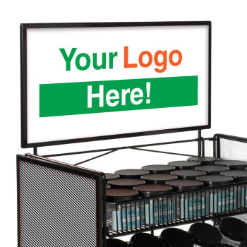 Top Sign Holder for Heavy Duty Shelving Units