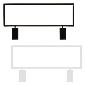  Sign Holder for Grid Displays - 22 in x 7 in.