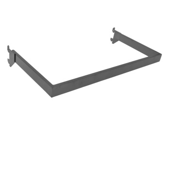 24 in. x 12 in. Gunmetal Hangrail -Box of 5 