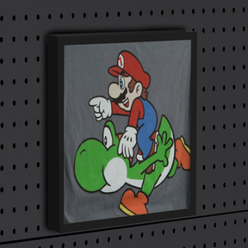T-Shirt Display Frame for Pegboard
